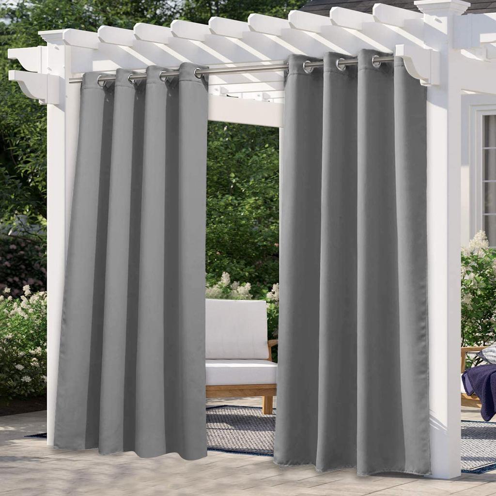 High-Precision Punched Waterproof Curtains, Outdoor Balcony Pavilion Finished Blackout Curtains