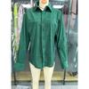 Men's POLO Shirt Solid Color Corduroy Lapel Shirt