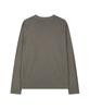 NODE LABS Dev:7 Signature Garment Dyed Long Sleeve T-Shirt_Brown
