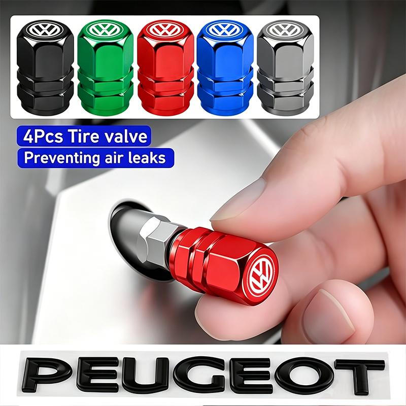 Car keychain/Car Wheel Tire Valve Stem Cover Dustproof Cap Accessories For VW GTI Polo Passat B6 B7 B8 Golf CC Arteon MK6 Tiguan