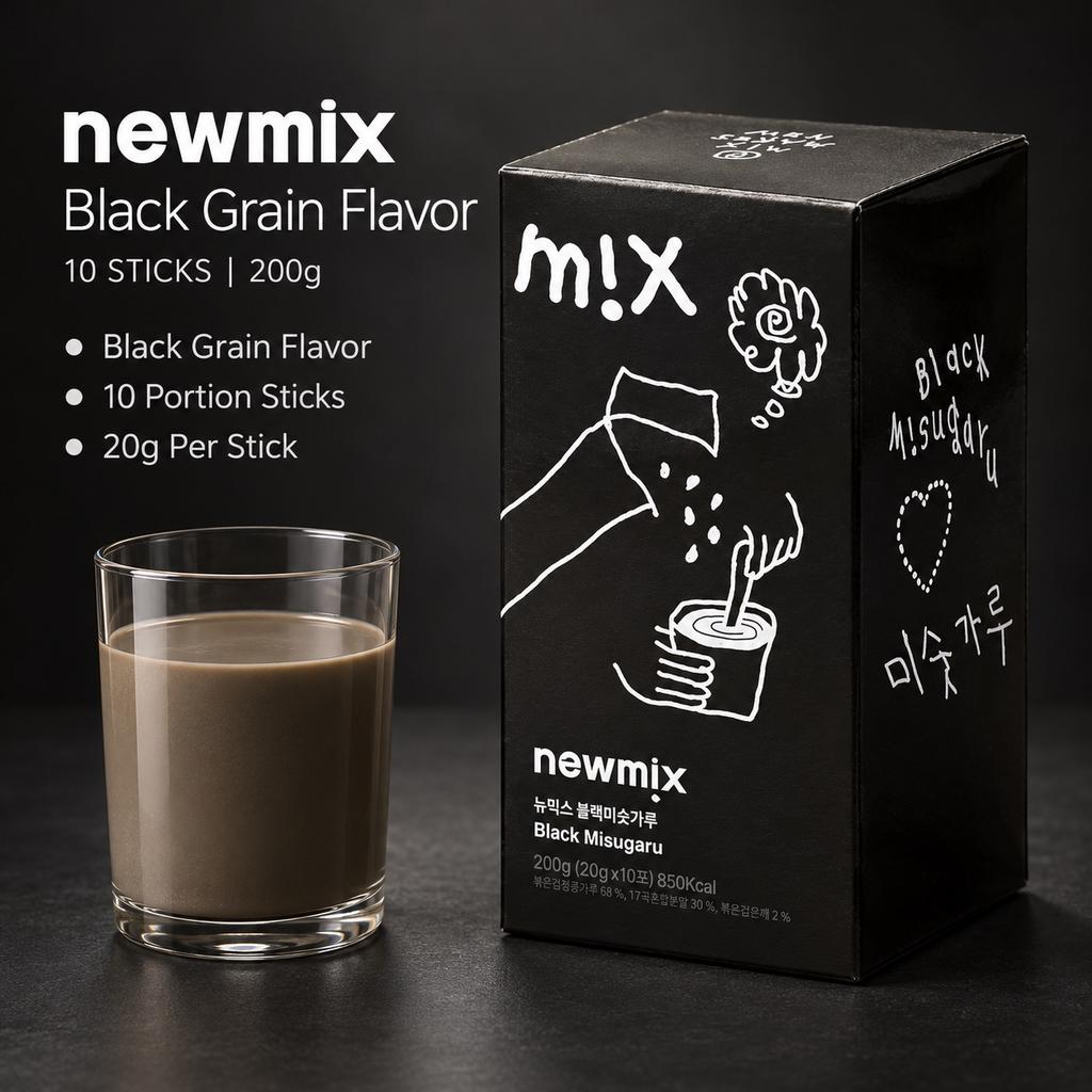 Newmix Black Grain Drink 10 Sticks 200g