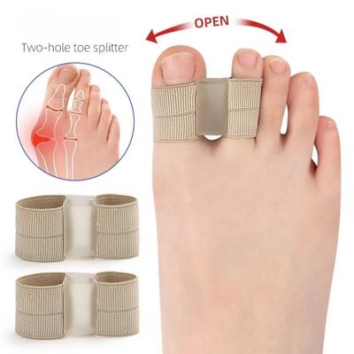 1/2 Stück Zwei-Zehen-Spreizer Hallux Valgus Ballenzeh Korrektor Orthesen Fußknochen Daumen-Steller Korrektur Pediküre Fuß-Richter