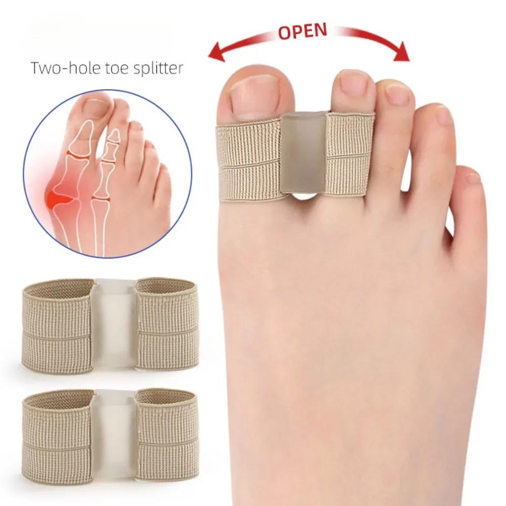 1/2pcs Two Toe Separator Hallux Valgus Bunion Corrector Orthotics Feet Bone Thumb Adjuster Correction Pedicure Feet Straightener