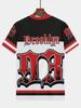 Children's round neck T-shirt, digital printed T-shirt, handsome casual clothing, daily outdoor sports