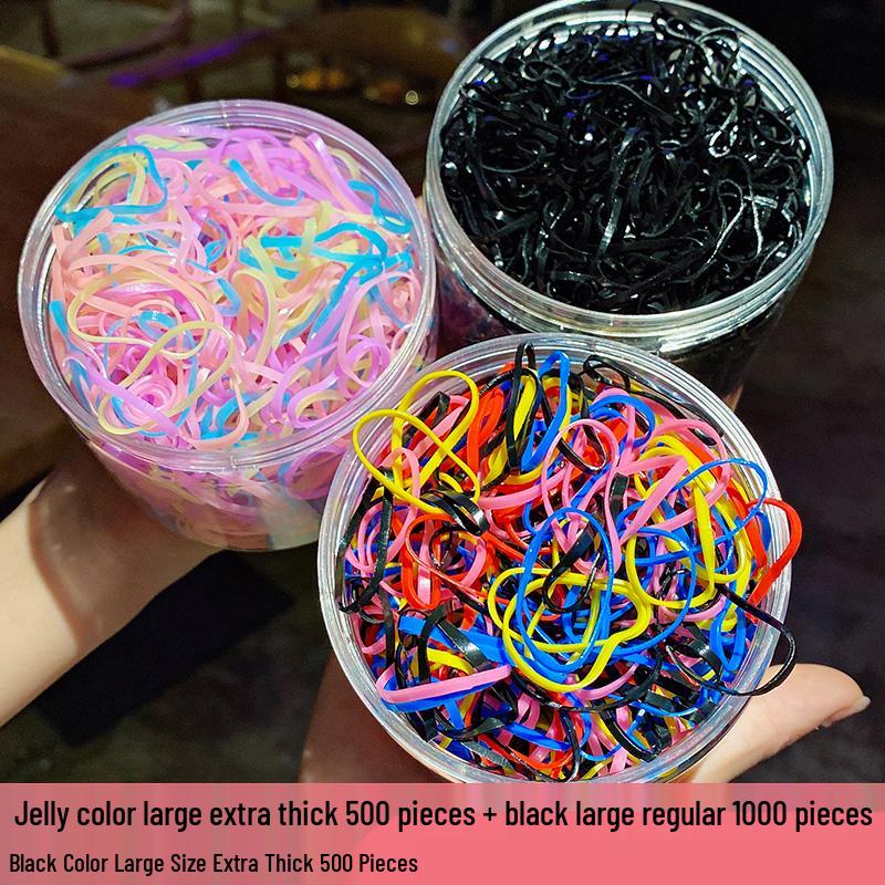 Elastic Hair Ties for Children - Small, Durable, High Elasticity Bands for Girls