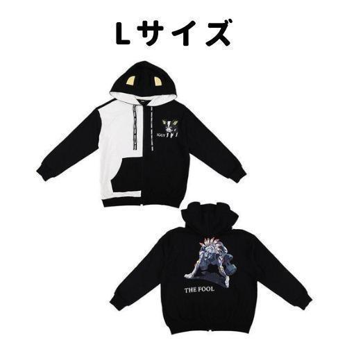 

[USED] JoJo Anime 10th Anniversary Exhibition Iggy Zip Hoodie L Size