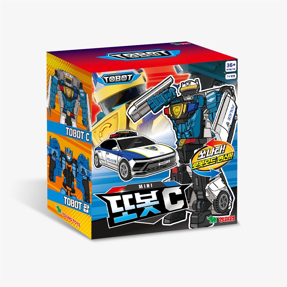 [young toys] Mini Tobot C Transforming Action Figure