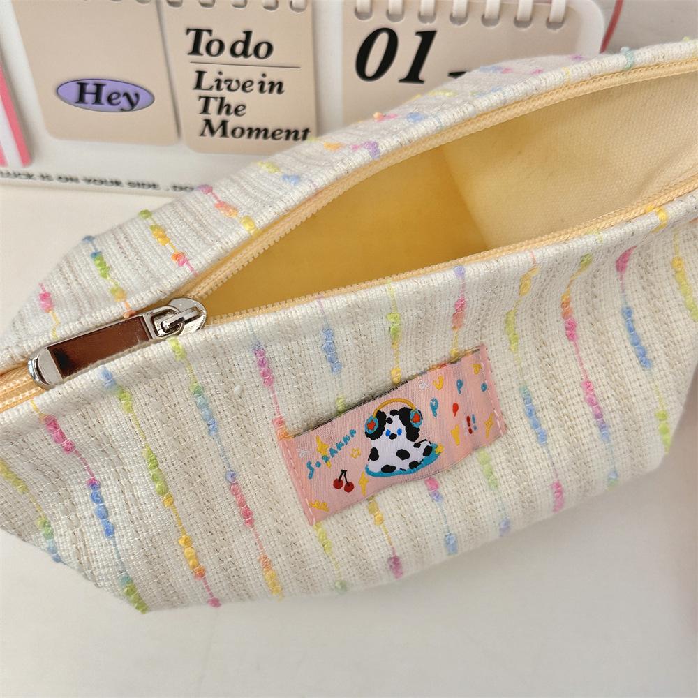 Fashion Woven Makeup Bags Women Cosmetic Bag Clutch Bag Skincare Organizer Makeup Pouch Travel Cosmetic Organizer Wash Bags