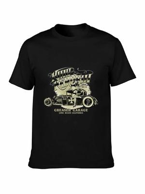 Hot Rod Pinup Rockabilly 55 Greaser Garage T-shirt