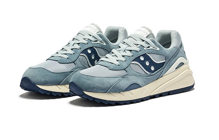Saucony Shadow 6000 Running Shoes Unisex Blue Gray - S79050-6