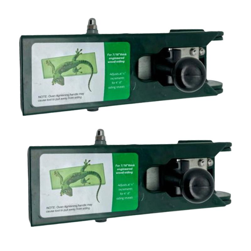 

Siding Installation Tools 2Pack For 7/16 For Fiber Cement Siding, Adjustable Reveal Lap Siding Gauge Included