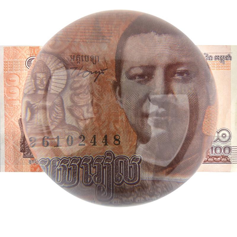 Miflame 5X Spherical Acrylic Desktop Magnifier