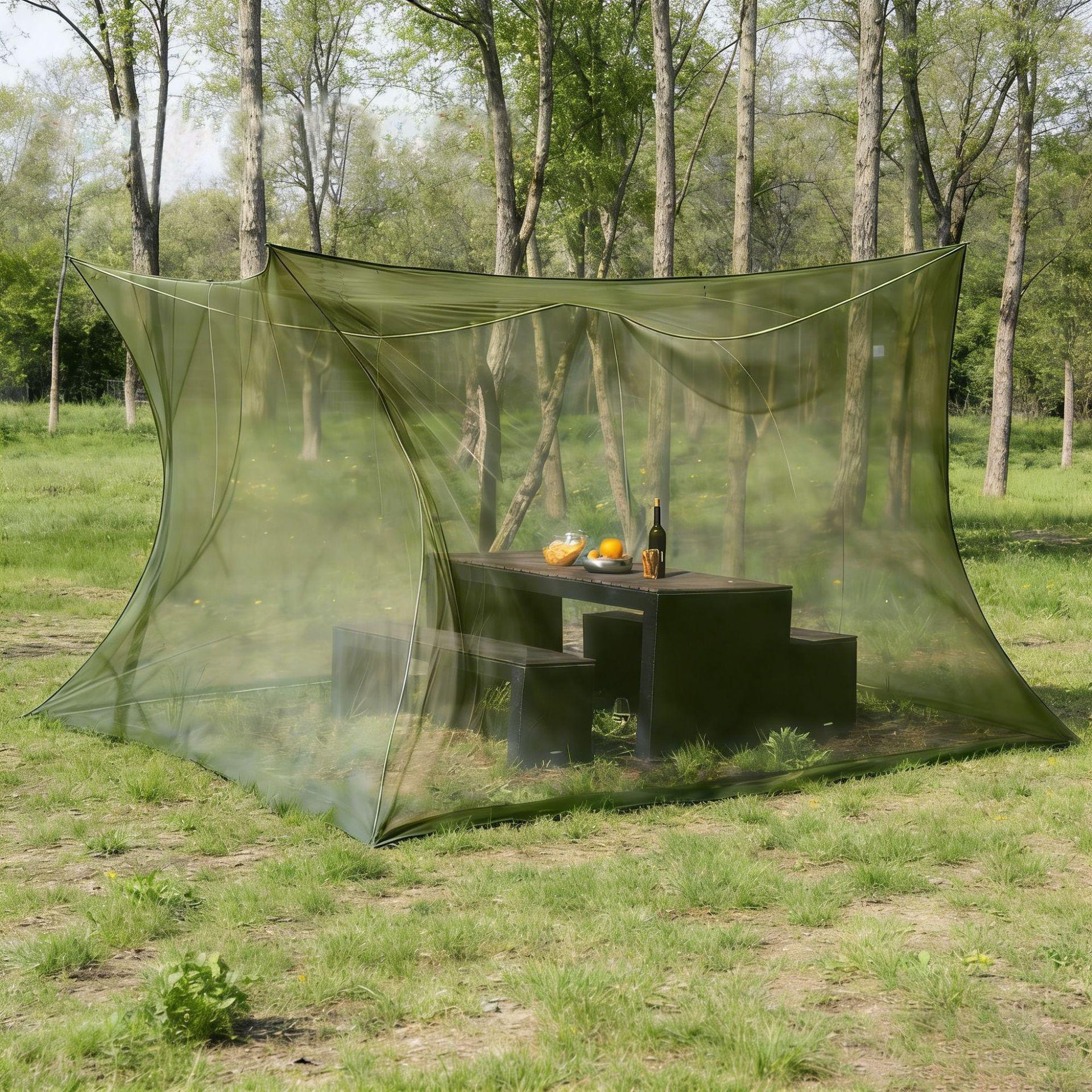 

Outdoor Square Mosquito Net Extra Large Encrypted Floor Net Garden Patio Mosquito Net Portable Mosquito Net