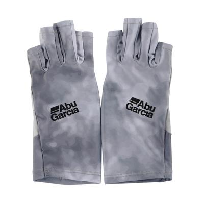 Abu Garcia Rękawiczki Bug Off Ice Dry UV, Szare, Średnie, Odstraszające owady, Chłodzące, Ochrona przed UV, Szybkoschnące