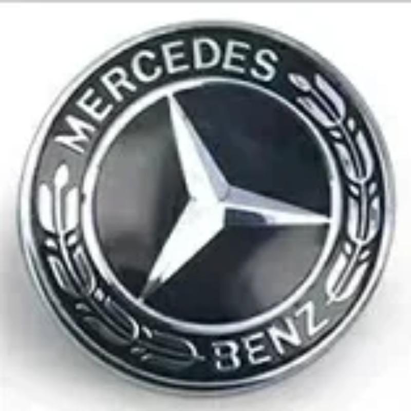 3D ABS Logo Car Front Grill Front Hood Emblem Sticker For Mercedes Benz W203 W204 W205 W206 W212 W213 W221 W222 W223 Accessories