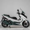 For Motor Bike ZONTES 350E Motorcycle Carbon Fiber Stickers Fairing Kits Pasted On Bike Plastic Area Accessories Refit Decals