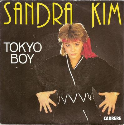 7-Zoll Schallplatte SANDRA KIM - Tokyo Boy 14116 Carrere 1986 Frankreich Pop Gebraucht