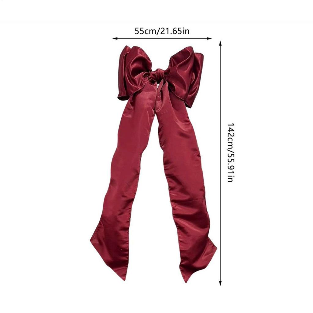 Christmas Bows Decor Large Red Party Decorations Bow Ornaments For Christmas Tree Topper For Party Indoor Bedroom Outdoor Office