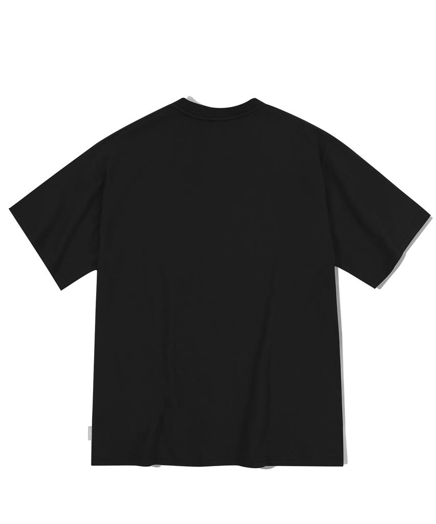 FILLUMINATE Oversized Cumulus Logo T-Shirt - Black