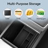 For Tesla Model Y 2025+ Juniper Center Console Lower Storage Box Car Tray Organizer Accessories Tidying Black