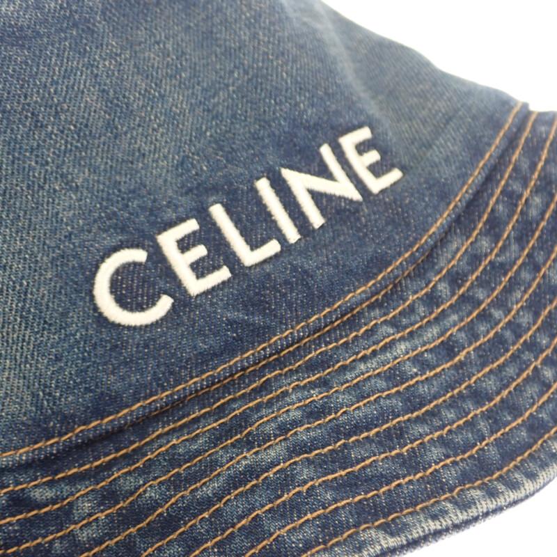 CELINE  S hat blue cotton mens