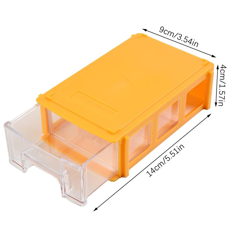 Úložný box Stohovatelný plastový úložný box na díly hardwaru, úložné boxy na komponenty, šrouby, nářadí, organizér, kombinovaná skříňka, zásuvka, box