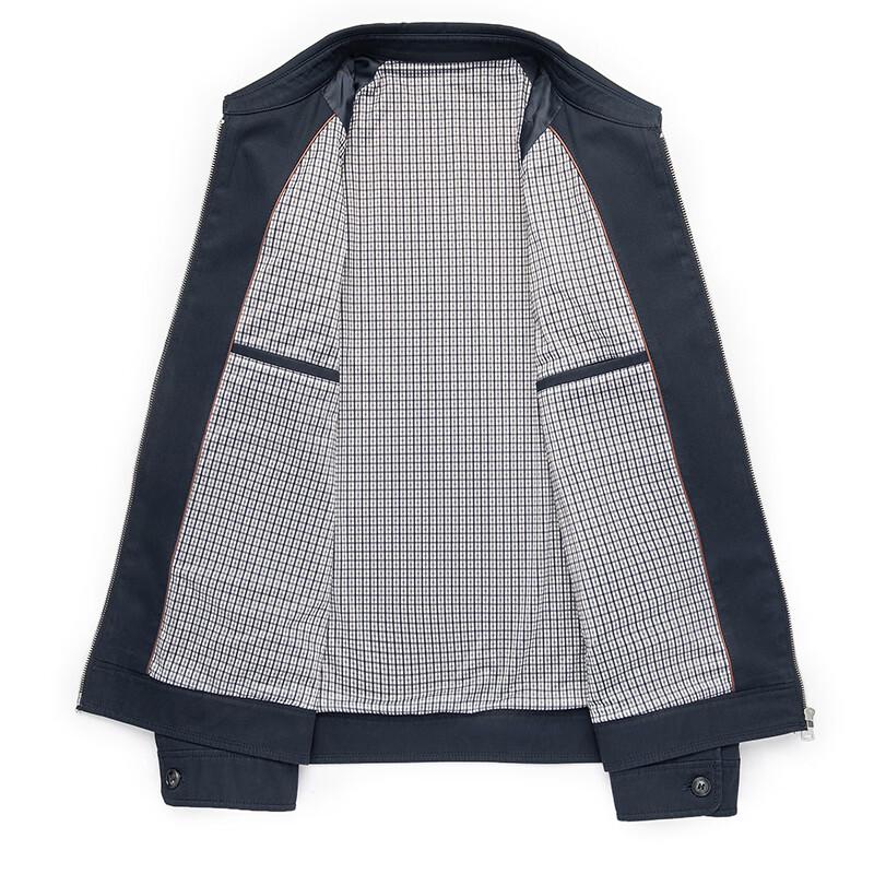 ROMON Men's Business Casual Collared Jacket