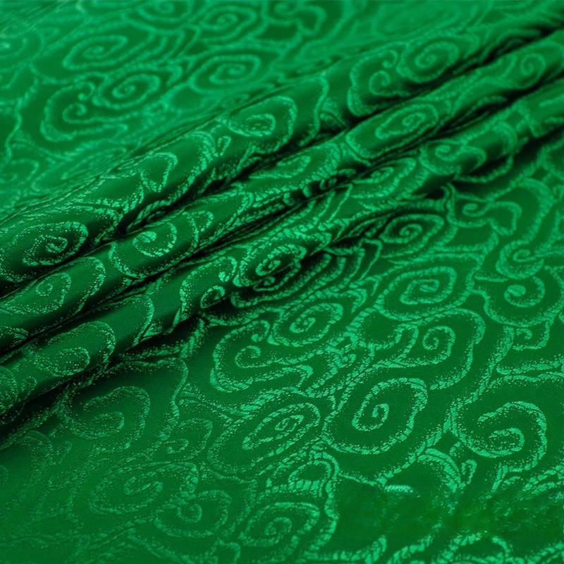 100x75cm Chinese Style Jacquard Brocade Fabric for Tang Costume Hanfu Kimono Sewing Plain Rayon Cloth Smooth Comfortable 100x75cm