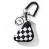 Geometric Pattern Keycase With Polyester Material For Daily Use And Street Style