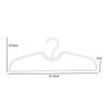 AntiSlip Clothes Hangers Short Neck Pack of 10 Efficient Closet Organization