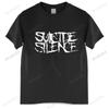 Summer Tshirt Men Brand Teeshirt Suicide Silence Logo Black Tshirt Rock Mens Tshirt Euro Size Tops Fashion Brand