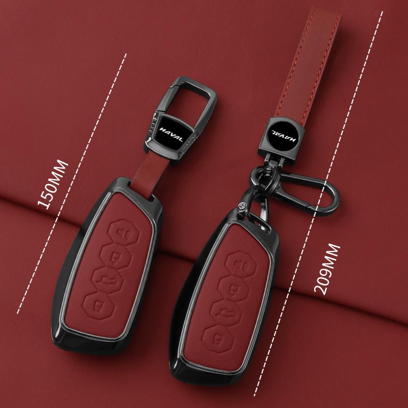 Zinc Alloy Car Key Case Cover for Great Wall Haval H5 H6 H9 H-DOG Owl Dragon Max 2023 2024 Remote Key Case Car Accessories