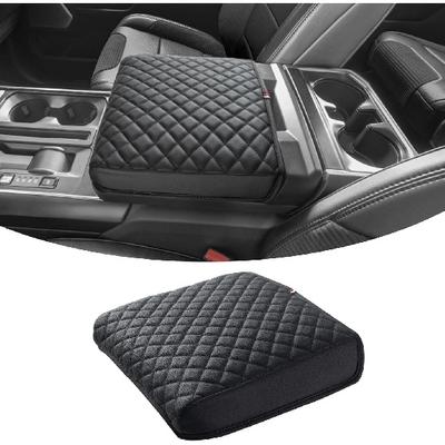 JDMCAR Armrest Cover Compatible With - 2025 2026 Ford F150 PU Leather Car Interior Accessories, Ized Anti-Scratch Leather Armrest Lid Protector Pad