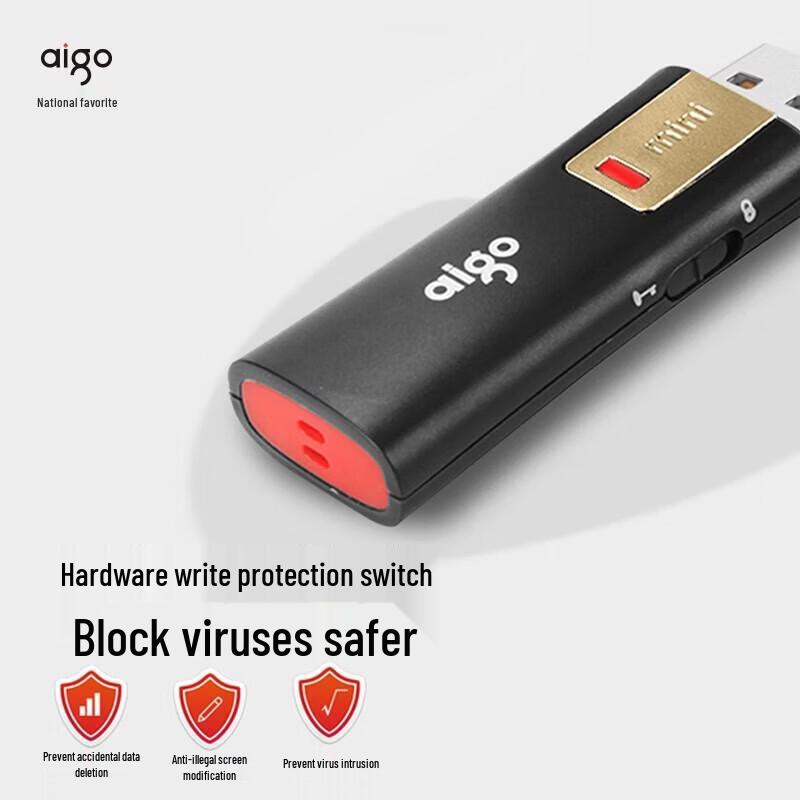aigo L8302 64GB USB3.2 Write-Protected USB Drive