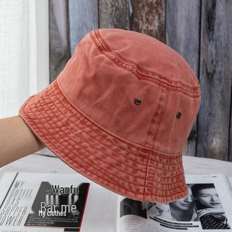 Unisex Washed Bucket Hat - Universal Outdoor Sun Protection for All Seasons