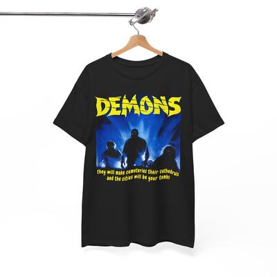 Demons 1985 T-shirt 80s Horror Shirt Dario Argento Lamberto Bava Unisex tee Unisex T-shirt