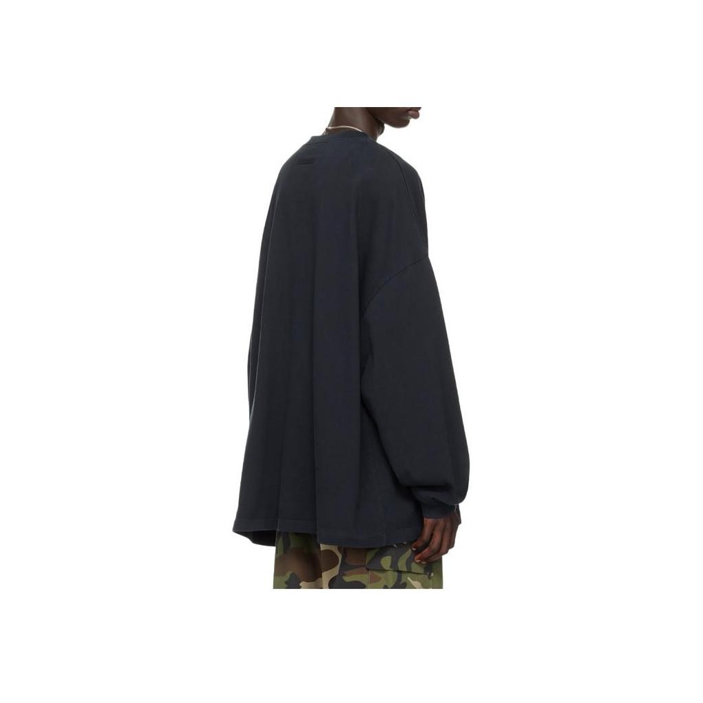 Fear of God Essentials Heavy Long-Sleeve Tee Black Men Tops 125BT242010F
