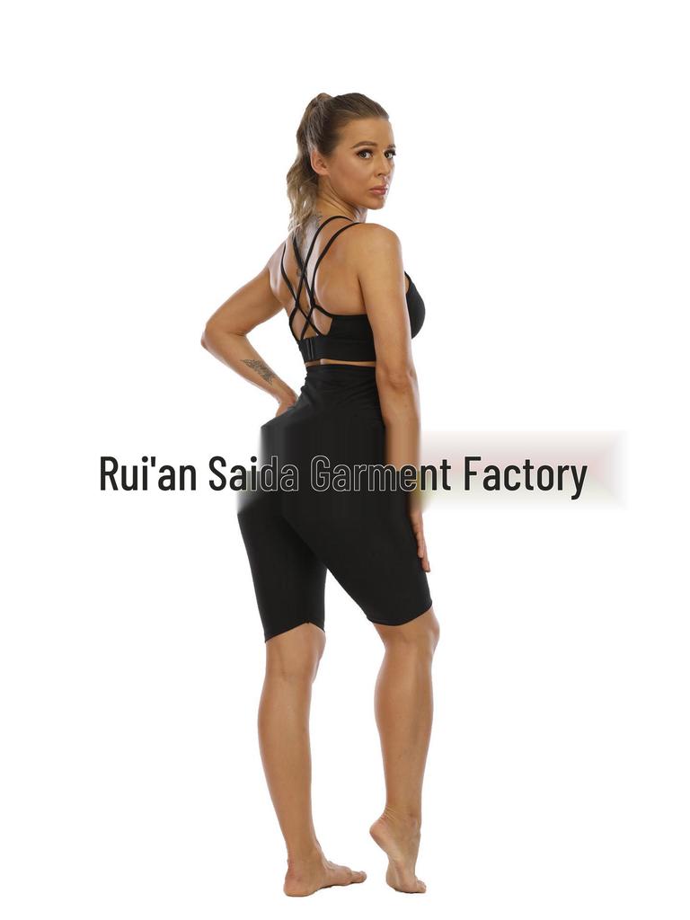 European & American Women's High-Waist Abdomen Control Yoga Pants: Adjustable Button, Hip-Lifting, Body-Shaping Fitness Leggings