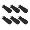 6 pièces Têtes de fermeture éclair de haute qualité pour tirettes pour réparation DIY Remplacement sur Vestes Manteaux Sacs Sacs à dos Jupes Pantalons