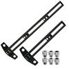 300/500MM Woodworking 2 in 1 Drilling Positioning Scoring Ruler - Adjustable T Square - Aluminum Scriber Marking Gauge Tool