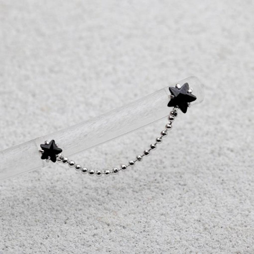 

Women s Daily Accessory Sari Star Link Earrings