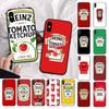 MaiYaCa Cute Ins Heinz Tomato Ketchup Mustard Phone Cases for iPhone 11 12 Pro XS MAX 8 7 6 6S Plus X 5S SE 2020 XR Cover