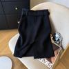 Elegant Autumn/Winter Woolen Straight Tube Skirt: High-Class, Hip-Hugging Design for Women