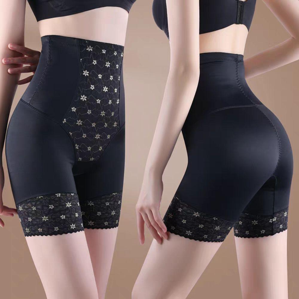 Shapers Tummy Control Underwear Mesh Flower Butt Lifting Briefs Body Shaping Underpants  Women