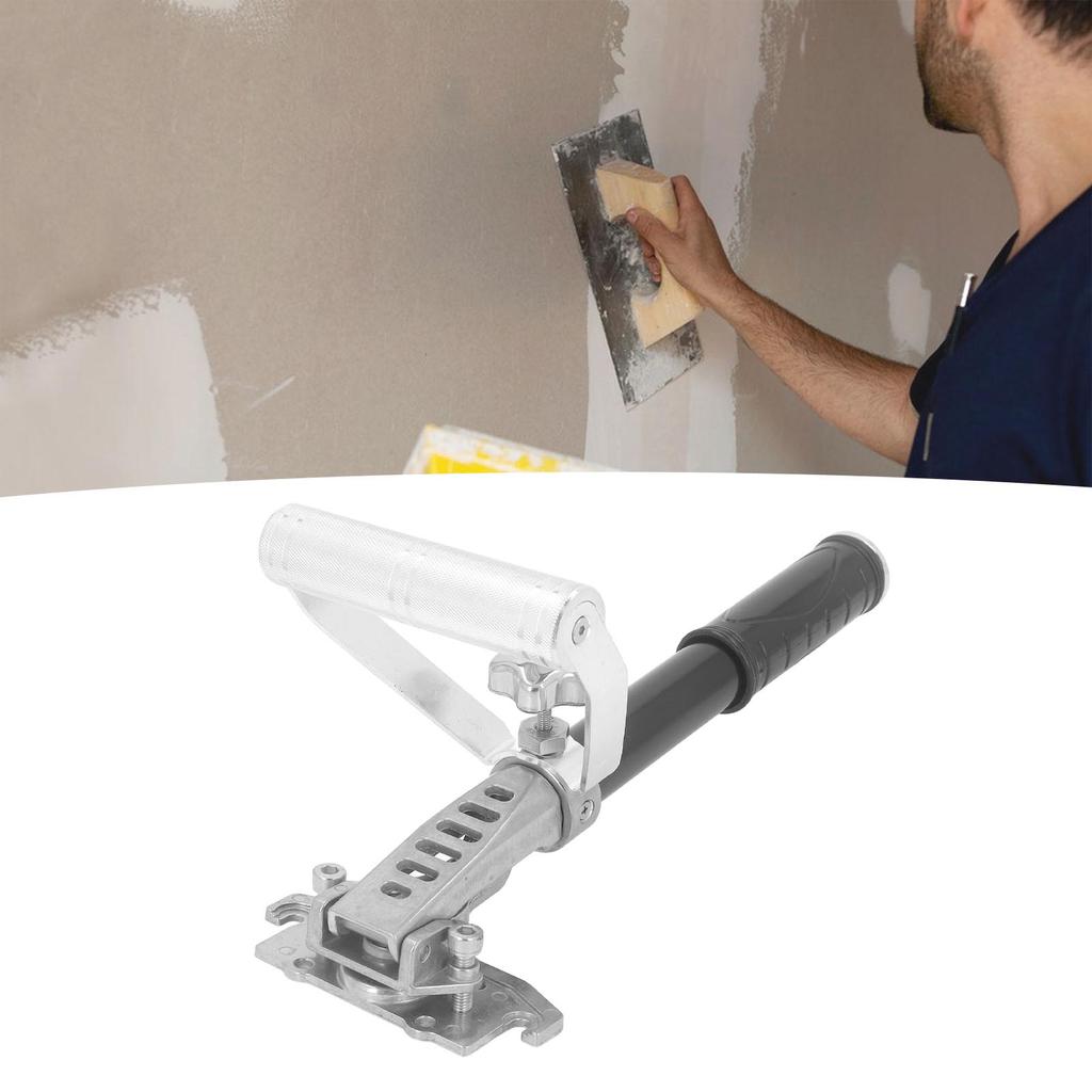 Drywall Flat Box Extension Handle Aluminum Alloy Angle Adjustable Drywall Finishing Box Handle Kit Adjustable Flat Box Handle