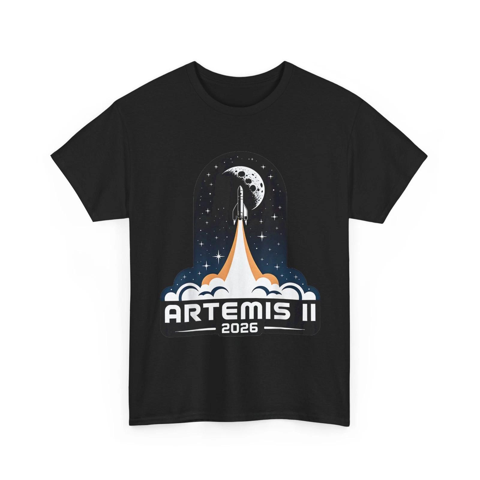 Artemis II Launch to The Moon 2026 Shirt, Space Lovers Women Men T shirt M