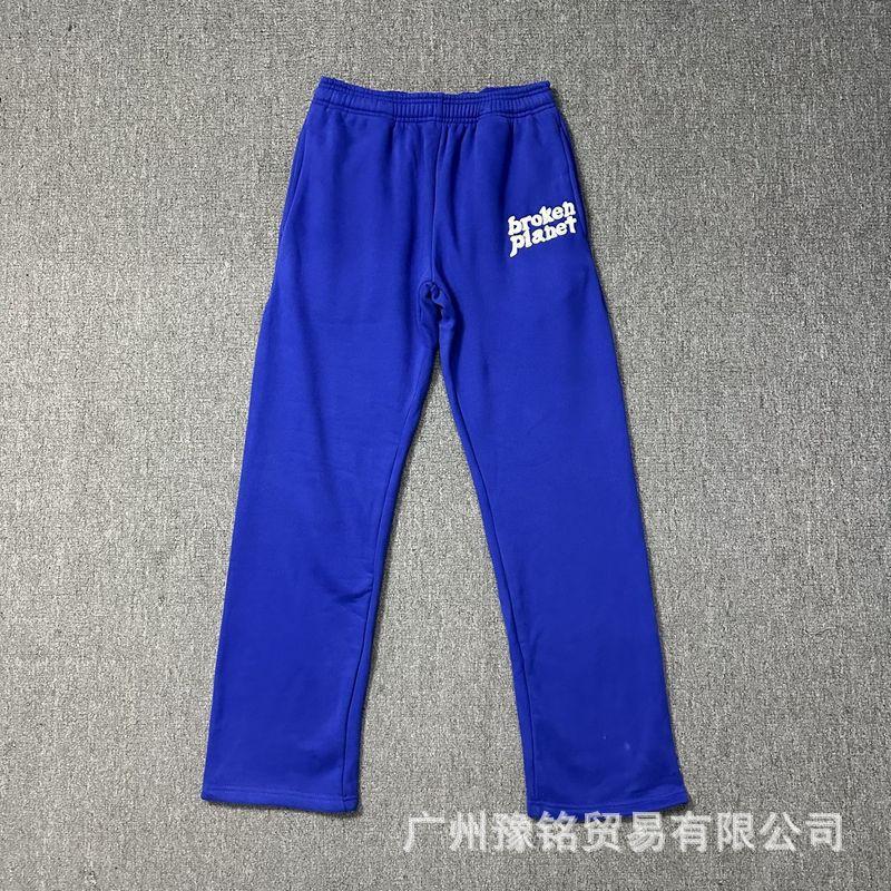 Broken Planet Oversized Hoodie Jogger Set Mens Streetwear Cotton Fleece Letter Puff Print Loose Fit Winter