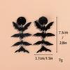 New Dark Gothic Bat Acrylic Halloween Earrings for Women Exaggerated Multilayer Bats Long Drop Earring Party Jewelry Gift