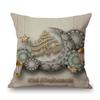 Moslem Home Decoration Eid Mubarak Ramadan Festival Mosuqe Doctrine Calligraphy Art Sofa Pillow Case Linen Cushion Cover
