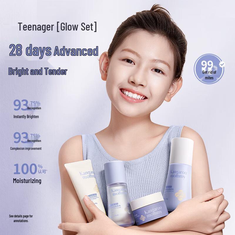 Kangaroo Mommy Teen Skincare 4-Piece Set
